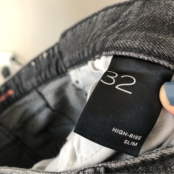 Pilcro And The Letterpress Anthropologie High Rise Slim Rhinestone Jeans Size 32 - Picture 4 of 5